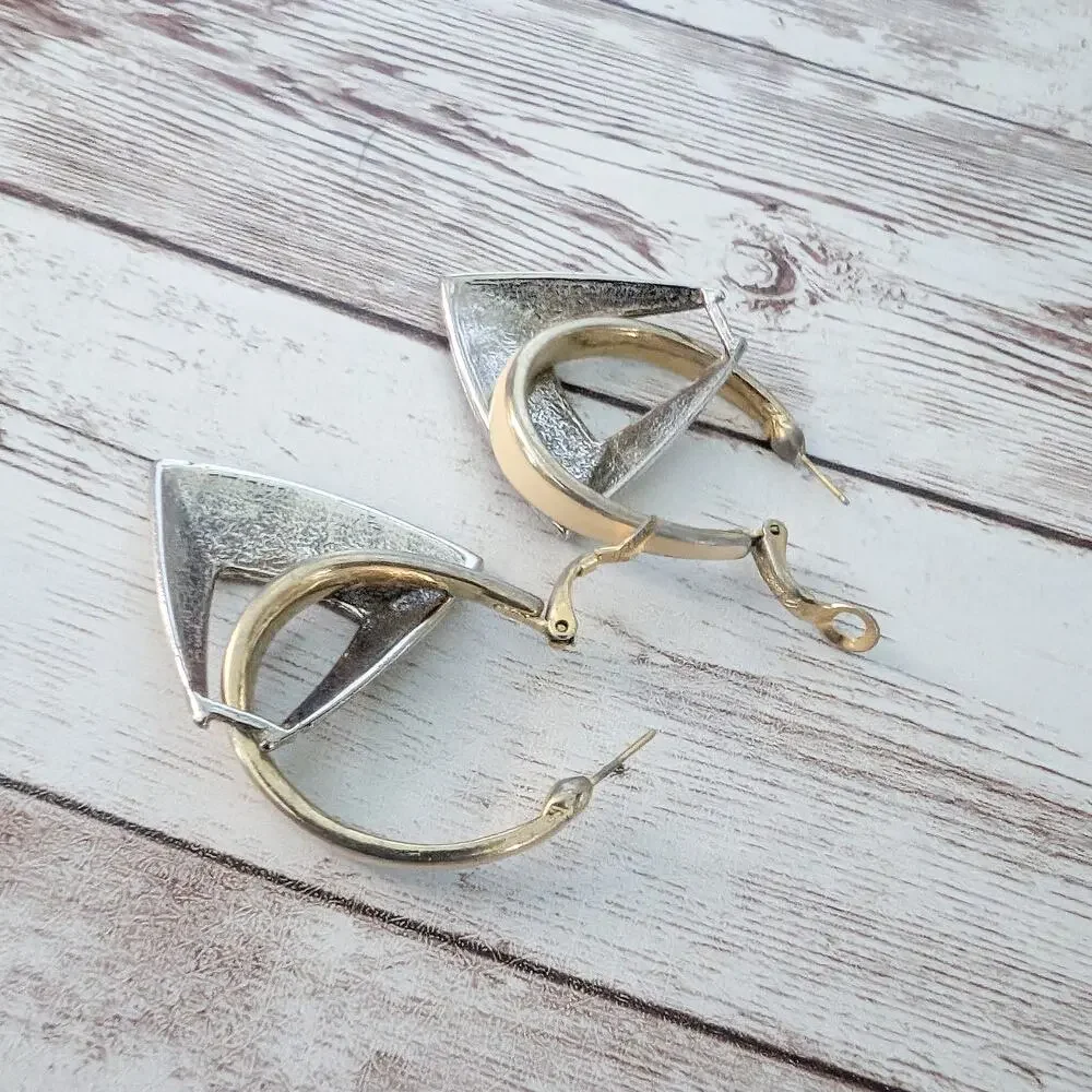 Vintage Goldette Earrings Dangle Earrings for Pierced Ears
